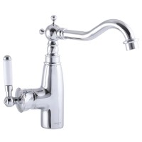 Ретро смеситель для раковины высокий MIXXUS PREMIUM VINTAGE 001-C MI2849 хром